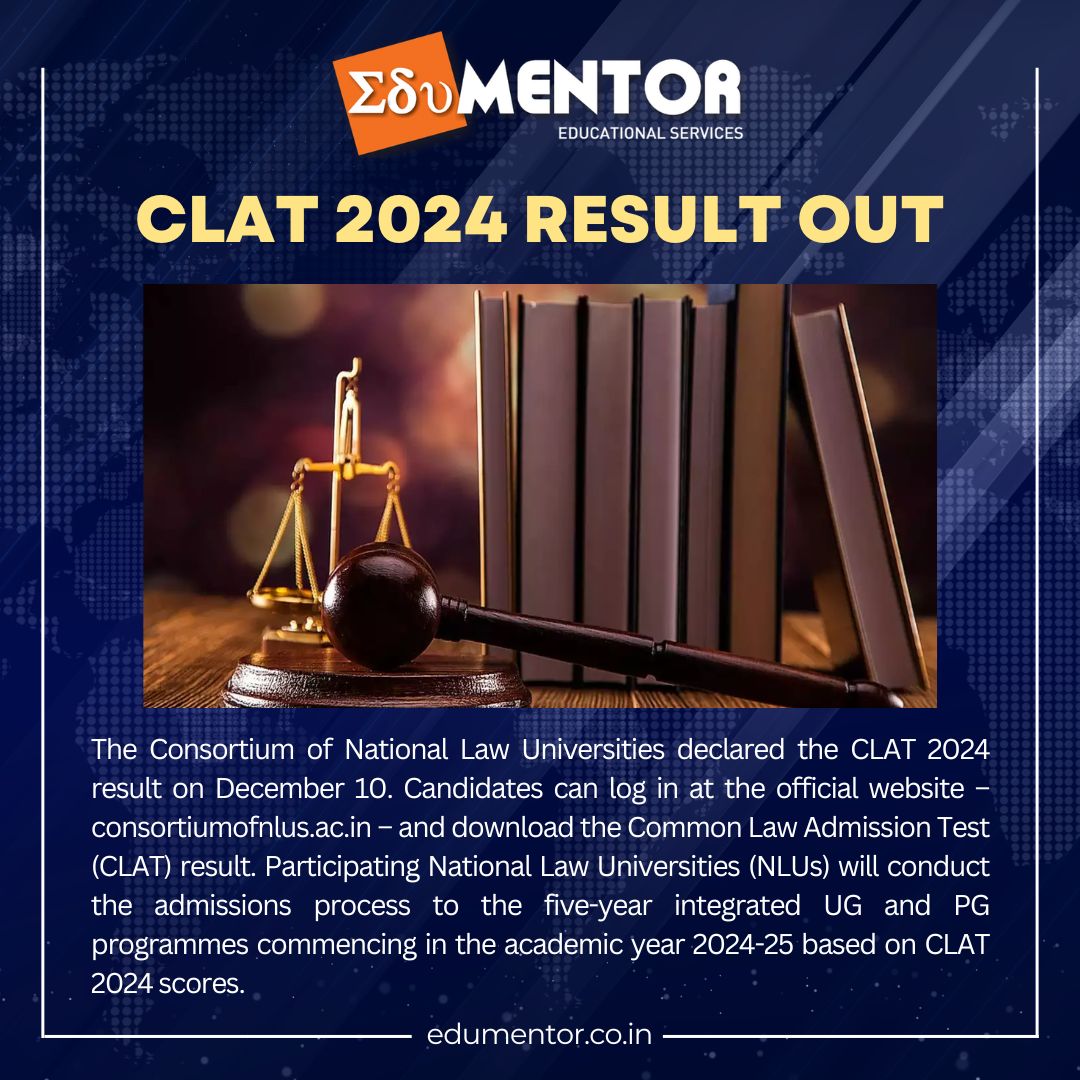 CLAT 2024 result out