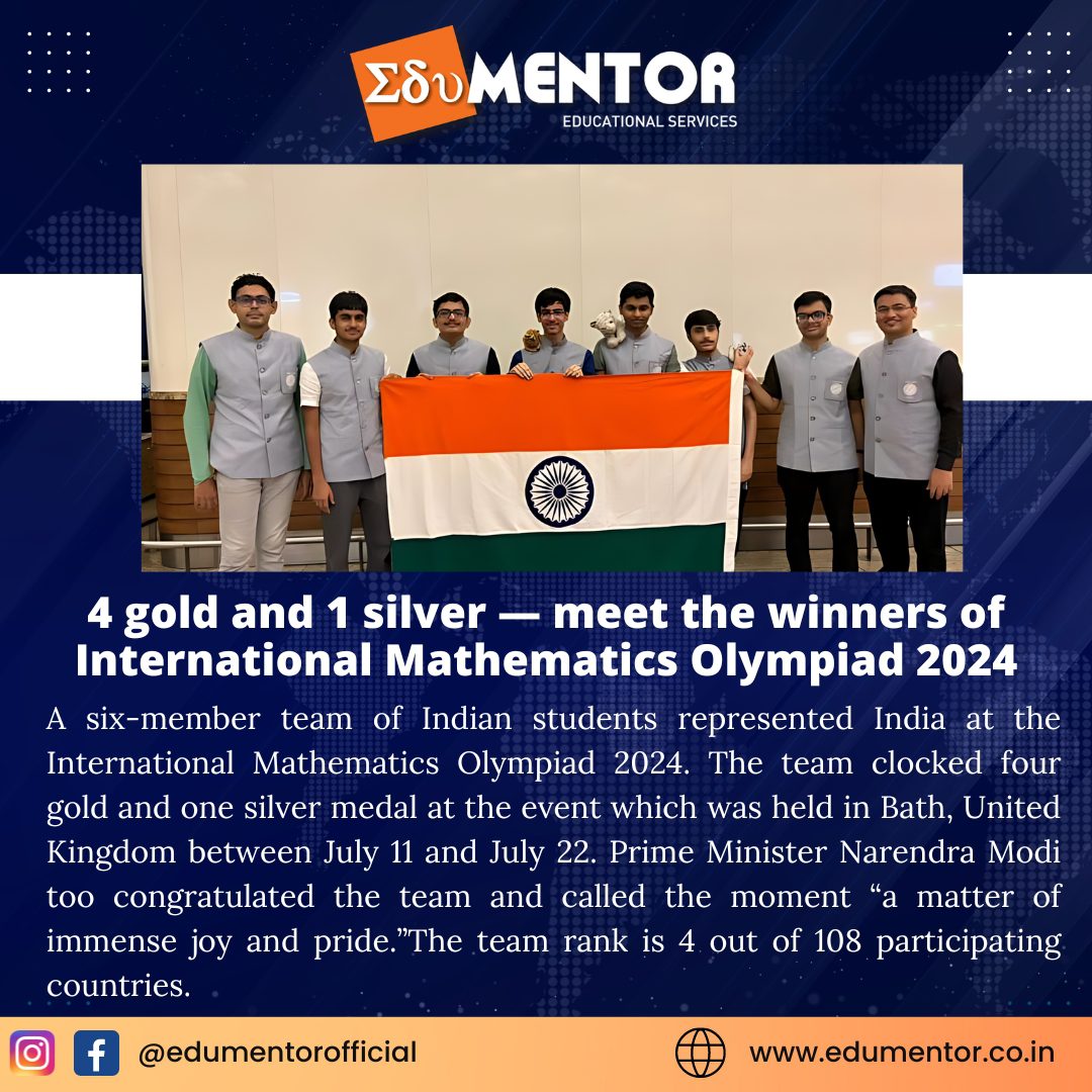 4 gold and 1 silver — meet the winners of the International Mathematics Olympiad 2024